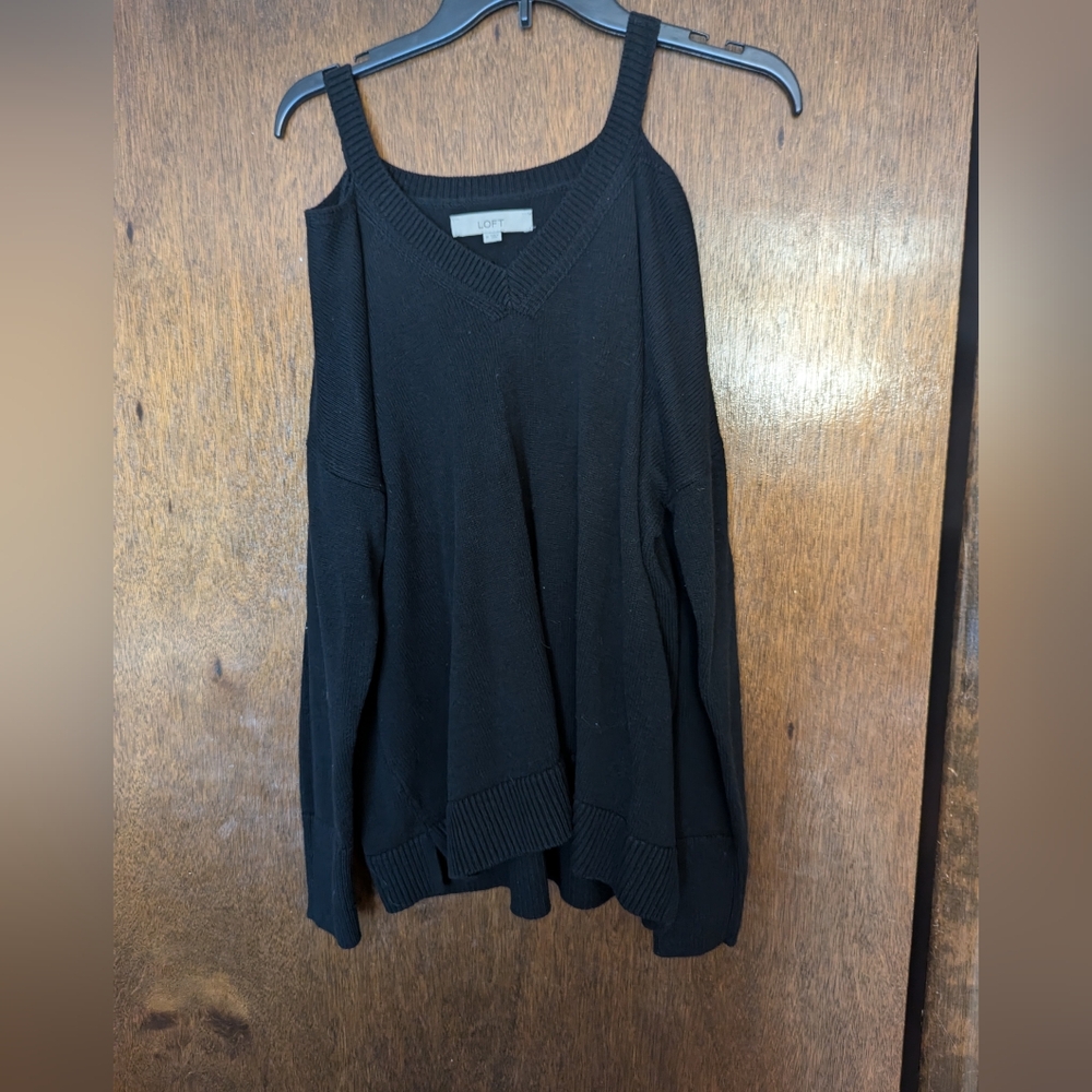 Loft cold shoulder sweater